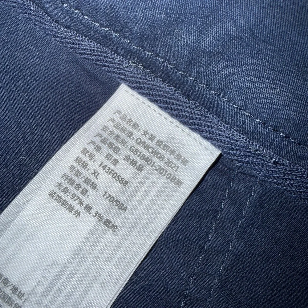Abercrombie & Fitch Navy Utility‎ Cargo Front Button Skirt Womens XL NEW